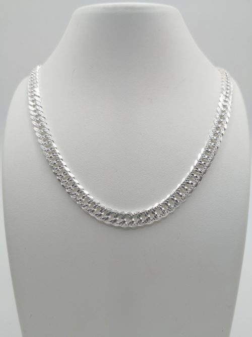 Silver Chain 925 Double Curb
