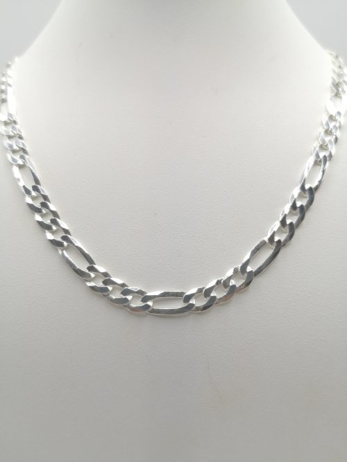 Silver Chain 925 Figaro Flate 060