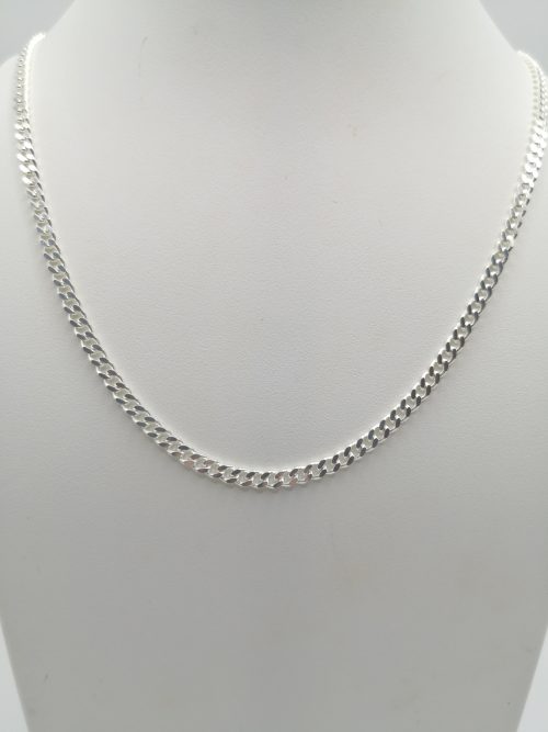 Silver Chain 925 Curb 030